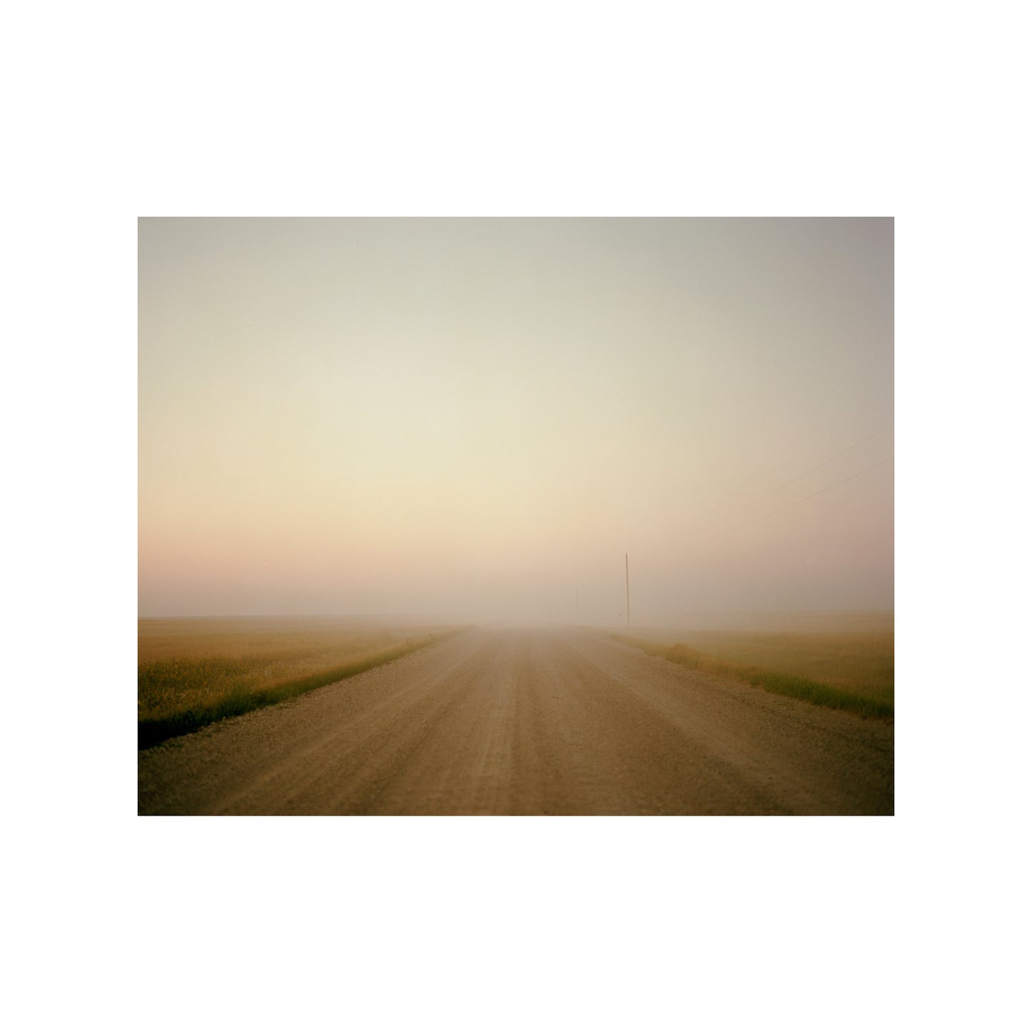 Road at Dusk, Haver, MT 2022