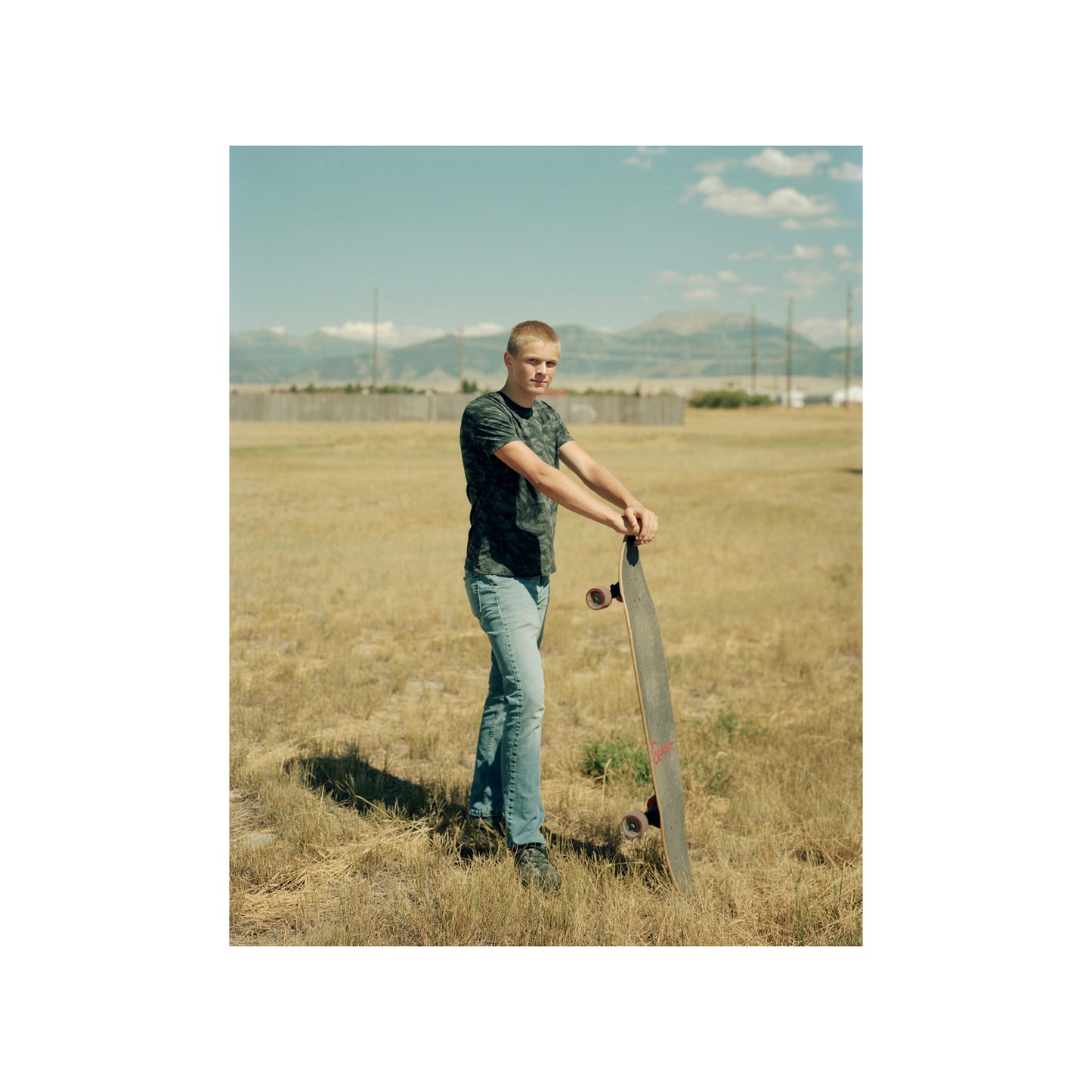 Boy with Skateboard, Ennis, MT 2022