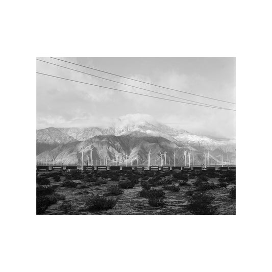 Turbines, Trains and Power Lines, Palm Springs, CA 2023