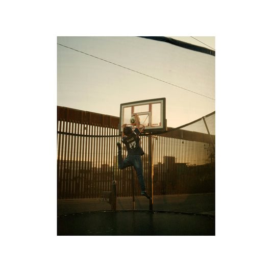 Trampoline Basketball and Boarder Wall, Calexico, CA 2023