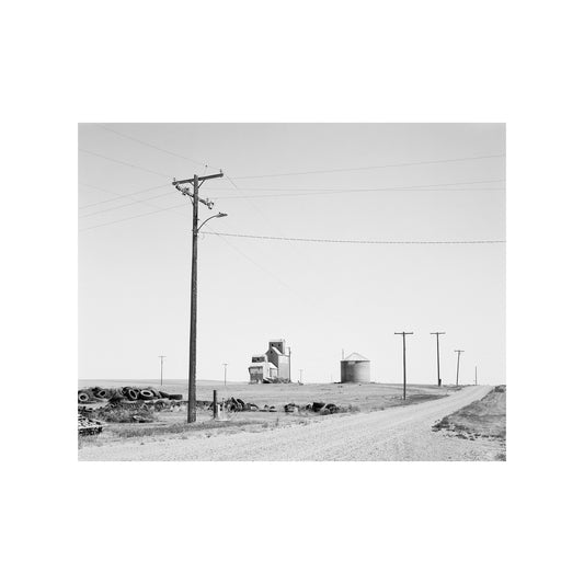 Power Lines, Tires and Silos, Shelby, MT 2022